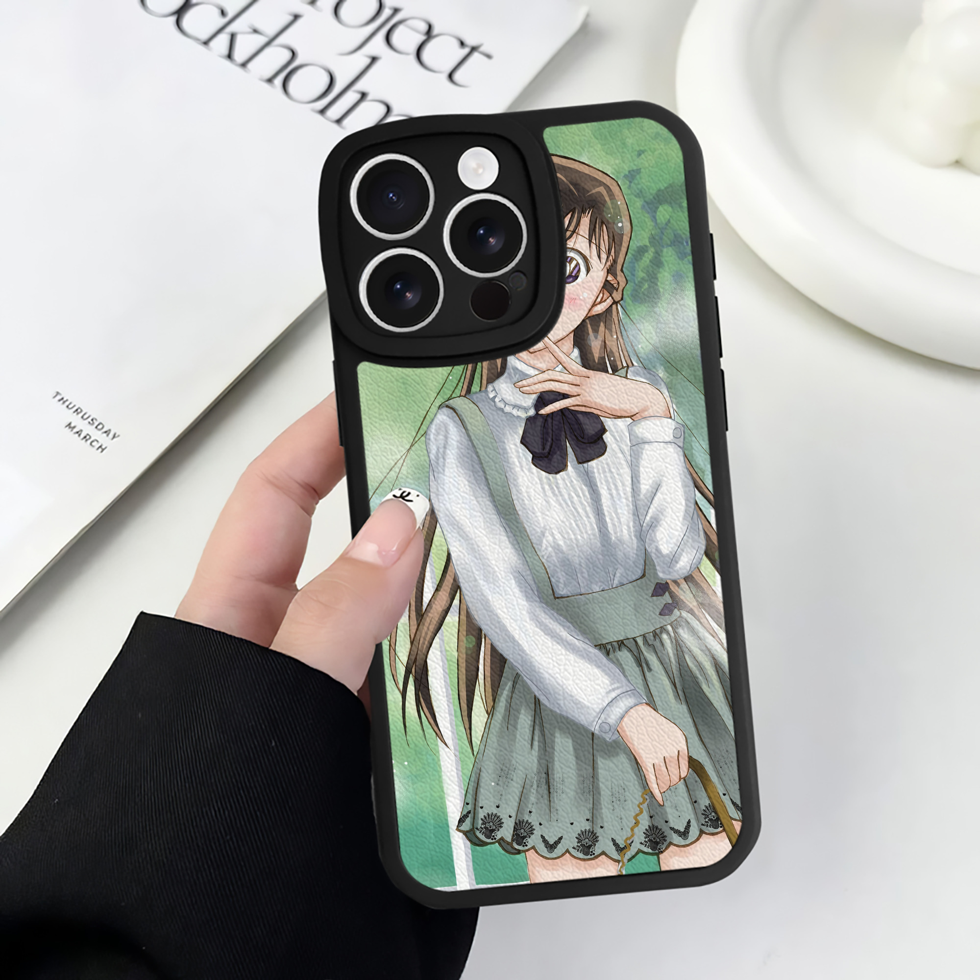 （画像用） 名探偵コナン Detective Conan 【iPhone 16シリーズ対応】シリコンスマホケース（レザー調） 材質：シリコン